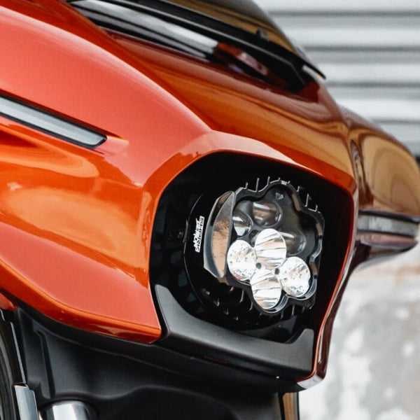 Custom Dynamics Shark Demon™ Performance LED Headlight for 23.5-25 Street Glide