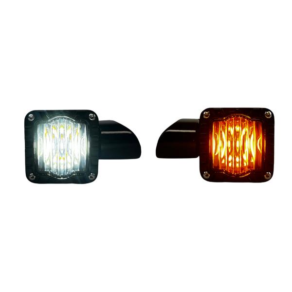 Custom Dynamics Shark Demon™ LED Front Turn Signals for 2015-2023 Road Glide