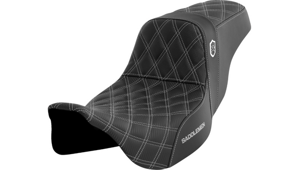 Saddlemen Pro Series SDC Performance Grip Seat Without Driver's Backrest for 2008-2024 Touring Models