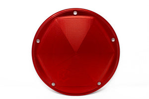 Twin Cam Derby Cover Red